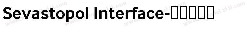 Sevastopol Interface字体转换
